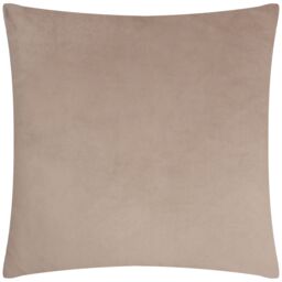 Paoletti Bardot Cut Velvet Retro Cushion in Natural - Size: 50 cm x 50 cm - thumbnail 2