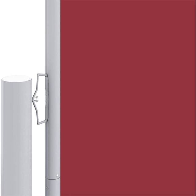 Berkfield Home Retractable Side Awning Red 180x1200 cm - image 1