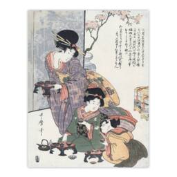 Artery8 Utamaro Kitagawa Framed Wall Art Print Hinamatsuri Festival Girls Day - Size: A4 - thumbnail 3