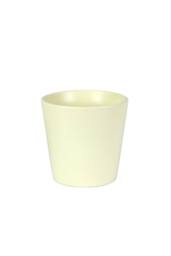 KDMD Hortus Vienna Matt Cream Ceramic Pot 15cm 2 Pack