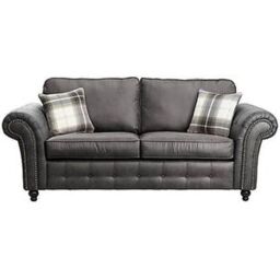 Snugg Furniture UK Limited (3+2 Seater) Swiss Suede Leather 3 Seater & 2 Seater Sofa in Black - thumbnail 2