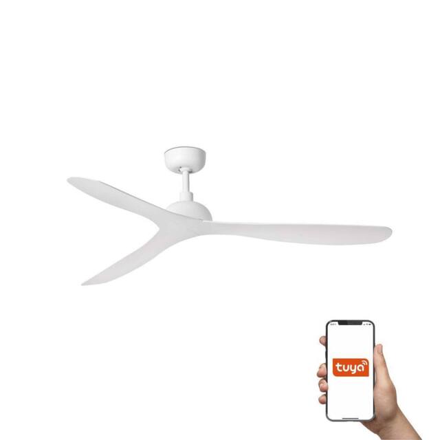 Netlighting Gotland Large 3 Blade Ceiling Fan Matt White Tuya Smart System - image 1