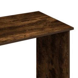 Berkfield Home Desk Smoked Oak 80x40x75 cm Engineered Wood in Brown - Size: 80 x 40 x 75 cm - thumbnail 7
