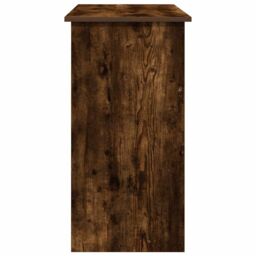 Berkfield Home Desk Smoked Oak 80x40x75 cm Engineered Wood in Brown - Size: 80 x 40 x 75 cm - thumbnail 5