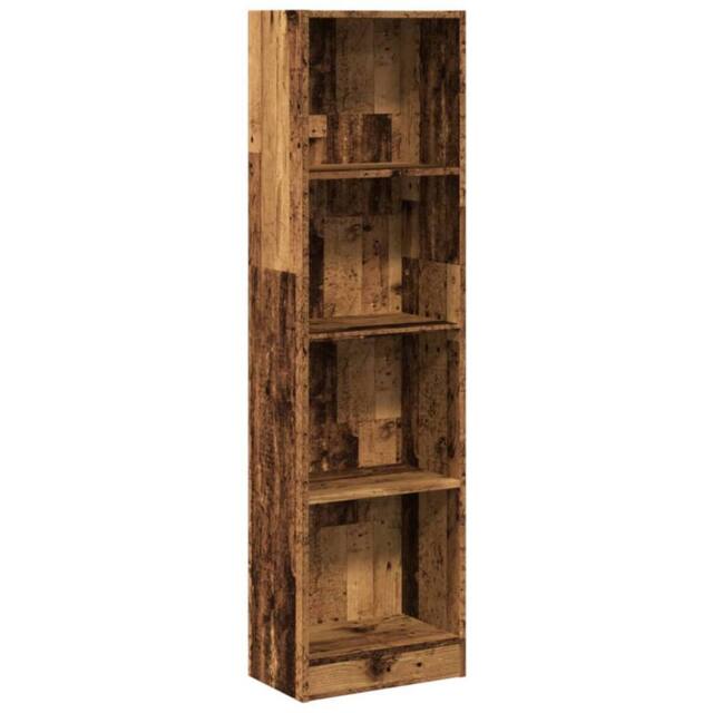 Berkfield Home Bookcase Old Wood 40x24x176 cm Engineered Wood in Brown - Size: 40 x 24 x 176 cm - image 1
