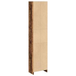 Berkfield Home Bookcase Old Wood 40x24x176 cm Engineered Wood in Brown - Size: 40 x 24 x 176 cm - thumbnail 6