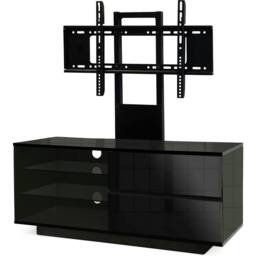 "Centurion Supports GALLUS TV Cabinet for up to 55"" Flat Screen TV Unit With Mounting Arm in Black" - thumbnail 2