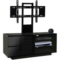 "Centurion Supports GALLUS TV Cabinet for up to 55"" Flat Screen TV Unit With Mounting Arm in Black" - thumbnail 4