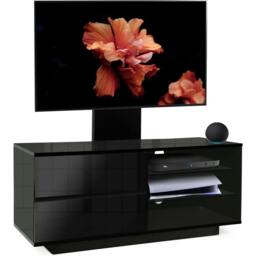 "Centurion Supports GALLUS TV Cabinet for up to 55"" Flat Screen TV Unit With Mounting Arm in Black" - thumbnail 1
