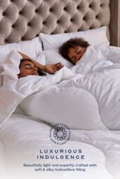 Snuggledown Retreat Indulgent Cotton 10.5 Tog All year Round Duvet in White - Size: Single - thumbnail 4