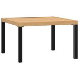 Berkfield Home Garden Coffee Table Black 65x65x40 cm Aluminium - Size: 65 x 65 x 40 cm - thumbnail 5