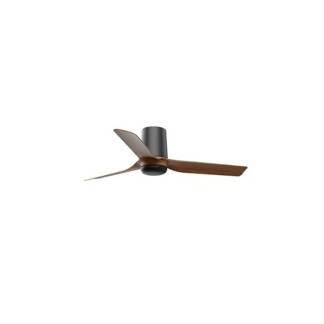 Netlighting Mini Punt Tub Small Black Dark Wood DC Ceiling Fan 6 Speed - image 1