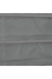 Living and Home Versatile 2-Sided Fabric Hanging Underwear Bra Socks Storage Bag in Grey - thumbnail 4