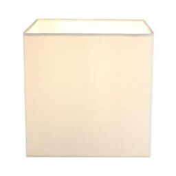 Happy Homewares Contemporary & Stylish Linen Fabric Lamp Shade in Cream - Size: 6 inches - thumbnail 2