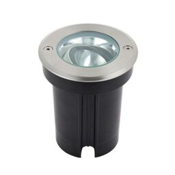 Netlighting Hoxton Integrated LED 1 Light Outdoor Recessed Light Brushed Stainless Steel Glass IP67 in Grey - thumbnail 2