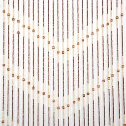 Nordara 90x175cm Wooden Beads Door Curtain Room Divider Screen in Beige - Size: 90x175 cm - thumbnail 2