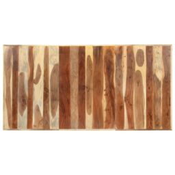 Berkfield Home Dining Table 200x100x75 cm Solid Wood with Honey Finish in Brown - Size: 200 x 100 x 75 cm - thumbnail 4