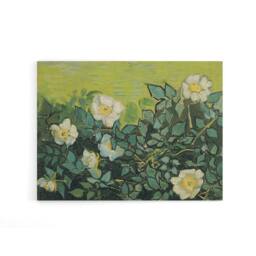 "Artery8 Vincent Van Gogh Wild Roses Floral Canvas Wall Art Print - Size: W18"" x H24""" - thumbnail 1