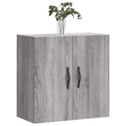 Berkfield Home Wall Cabinet Grey Sonoma 60x31x60 cm Engineered Wood - Size: 60 x 31 x 60 cm - thumbnail 3
