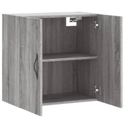 Berkfield Home Wall Cabinet Grey Sonoma 60x31x60 cm Engineered Wood - Size: 60 x 31 x 60 cm - thumbnail 6