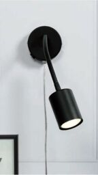 Nordlux Modern Indoor Wall Light Black Metal GU10 Adjustable Head - No, IP20 - thumbnail 3