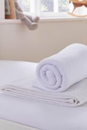 Martex Baby 'Starter Set' Cotbed in White - Size: Cot Bed - thumbnail 1