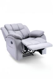 More4Homes Brookline Manual Technology Fabric Recliner Gaming Lounge Sofa Chair in Grey - thumbnail 4