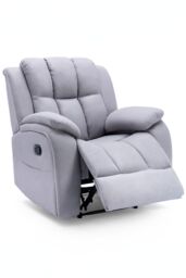 More4Homes Brookline Manual Technology Fabric Recliner Gaming Lounge Sofa Chair in Grey - thumbnail 3