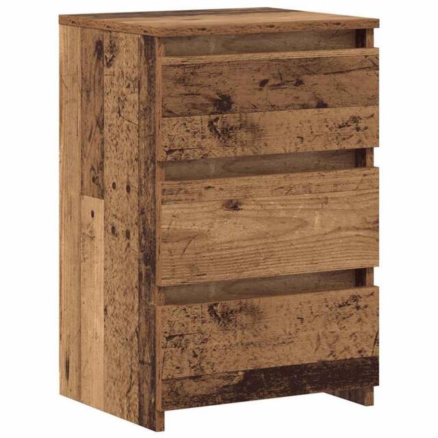 Berkfield Home Bedside Cabinets 2 pcs Old Wood 40x35x62.5 cm Engineered Wood in Brown - image 1