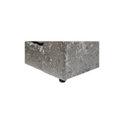 LUXURY LIFE Declan Crushed Velvet Fabric Left Hand Facing Corner Sofa in Silver - thumbnail 5
