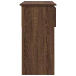 Berkfield Home Modern Console Table with Drawers Brown Oak 85.5x38.5x74.5 cm - thumbnail 7