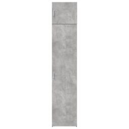 Berkfield Home Slim Storage Cabinet Concrete Grey 45x42.5x225 cm Engineered Wood - thumbnail 4