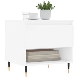 Berkfield Home Coffee Tables 2 pcs White 50x46x50 cm Engineered Wood - Size: 50 x 46 x 50 cm - thumbnail 3