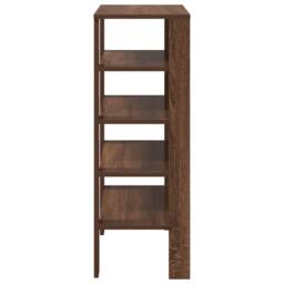 Berkfield Home Shoe Rack Brown Oak 61x32x87.5 cm Engineered Wood - thumbnail 5