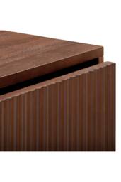 Teamson Home Tremolo Chest of Drawers 3 Drawer Bedroom Dresser in Walnut - thumbnail 8
