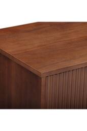 Teamson Home Tremolo Chest of Drawers 3 Drawer Bedroom Dresser in Walnut - thumbnail 9