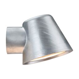 Nordlux Modern Outdoor Wall Light Silver Galvanized steel GU10 Coastal/Marine Safe - Mains Powered, IP44 - thumbnail 2