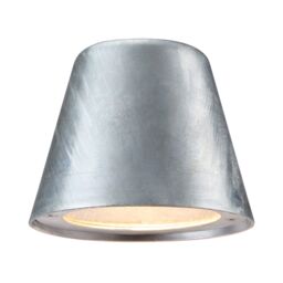Nordlux Modern Outdoor Wall Light Silver Galvanized steel GU10 Coastal/Marine Safe - Mains Powered, IP44 - thumbnail 3