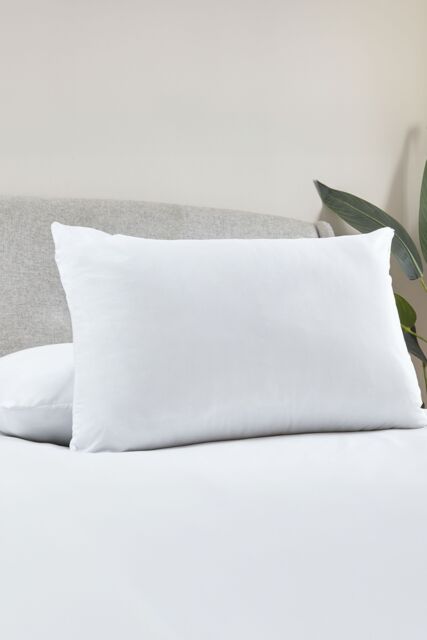 Catherine Lansfield 'Home Essentials' Microfibre Pillow Pair in White - image 1