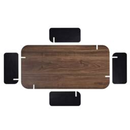 CALICOSY Rectangular Coffee Table, 120 Cm Long - ELOI in Brown - thumbnail 6