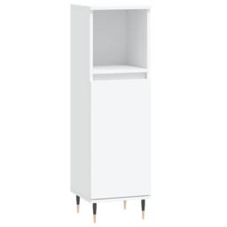 Berkfield Home 3 Piece Bathroom Furniture Set White Engineered Wood - thumbnail 7