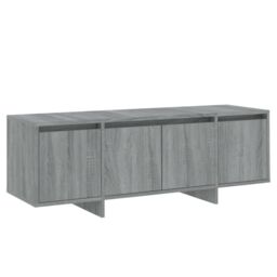 Berkfield Home TV Cabinet Grey Sonoma 120x30x40.5 cm Engineered Wood - thumbnail 2