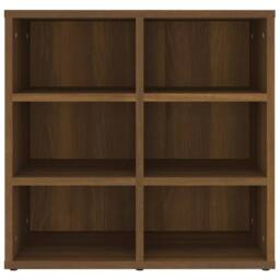 Berkfield Home Shoe Cabinet Brown Oak 52.5x30x50 cm - thumbnail 4