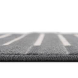 Kukoon 3ft - 39ft Grey Striped Stair Carpet Long Hallway Runner Rug - Size: 60 cm x 183 cm - thumbnail 6