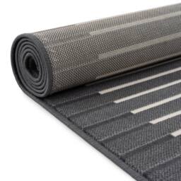 Kukoon 3ft - 39ft Grey Striped Stair Carpet Long Hallway Runner Rug - Size: 60 cm x 183 cm - thumbnail 4