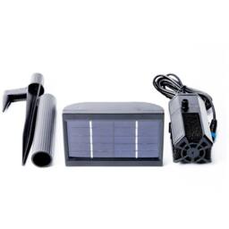 Primrose Solar Pump 150LPH Battery Backup Outdoor Feature Fountains Pulse Spray in True Black