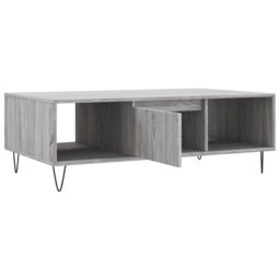 Berkfield Home Coffee Table Grey Sonoma 104x60x35 cm Engineered Wood - Size: 104 x 60 x 35 cm - thumbnail 6