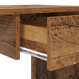 Berkfield Home Desk Old wood 100 x 50 x 76 cm Engineered wood in Brown - thumbnail 9
