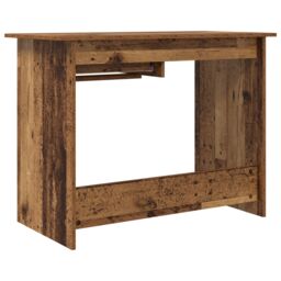 Berkfield Home Desk Old wood 100 x 50 x 76 cm Engineered wood in Brown - thumbnail 8