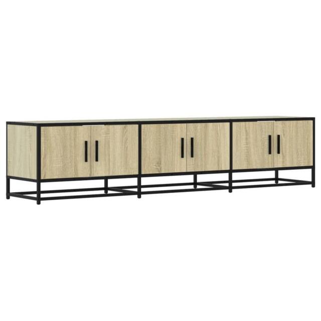 Berkfield Home TV Cabinet Sonoma Oak 180x35x41 cm Engineered Wood in Light Tan - Size: 180 x 35 x 41 cm - image 1